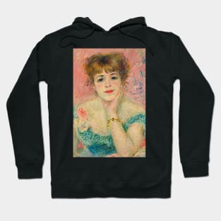 Portrait of Jeanne Samary Print Pierre-Auguste Renoir Art Impressionism Vintage Print Impressionist Style Hoodie